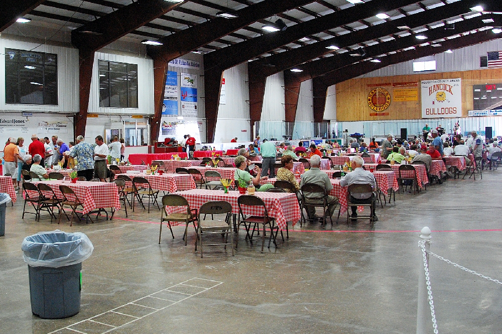 The event ran from 11am to 10pm, and was so successful that the food ran out by 5pm.