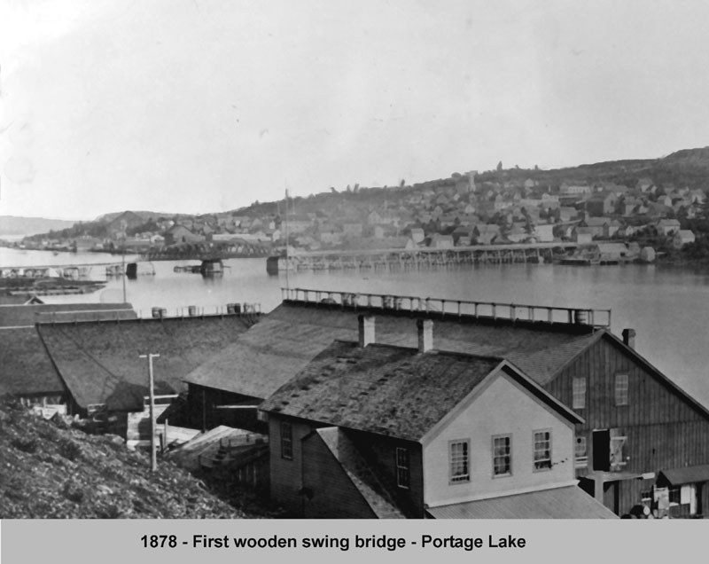 1878 -   Taken from the north side of Ruppe Dock and Warehouse in Hancock.