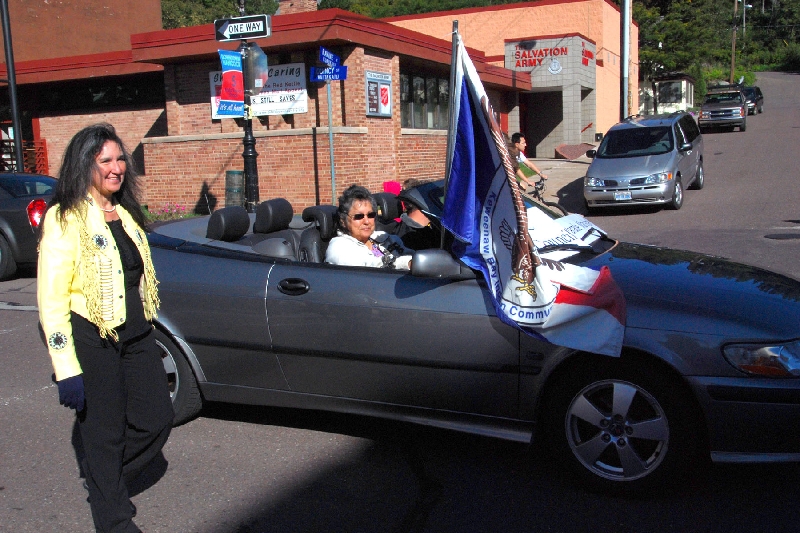 This year�s Honorary Parade Marshals were the Keweenaw Bay Indian Tribal Council members.